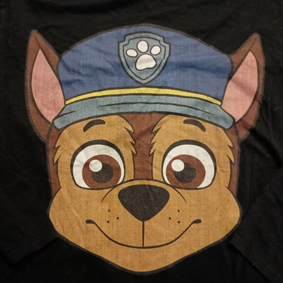 PAW PATROL CHASE LS T-SHIRT - Large // Cute Dog Puppy Cartoon Pet Tee Shirt - Picture 7 of 7